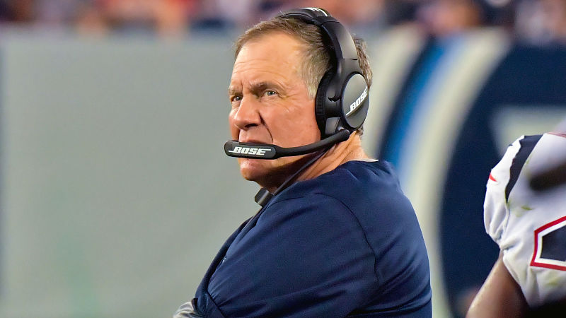 New England Patriots head coach Bill Belichick