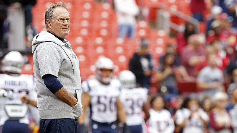 New England Patriots head coach Bill Belichick