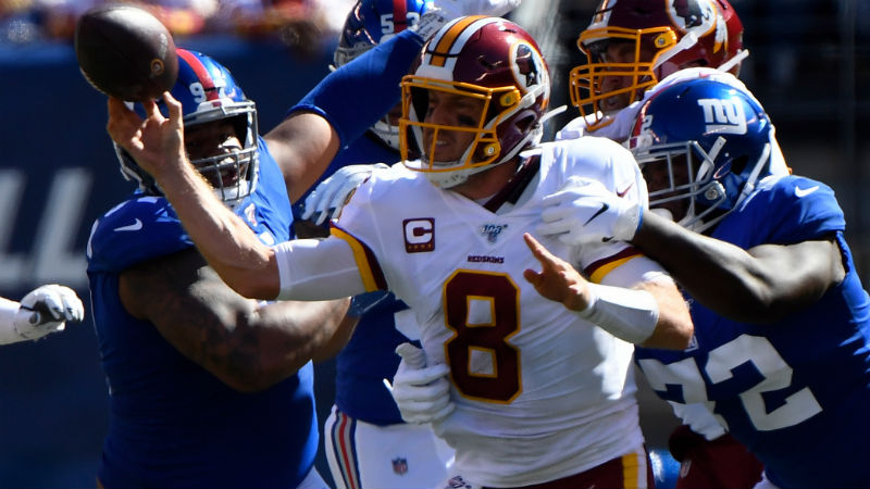 Washington Redskins quarterback Case Keenum