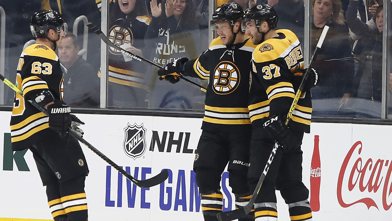 Boston Bruins' David Pastrnak