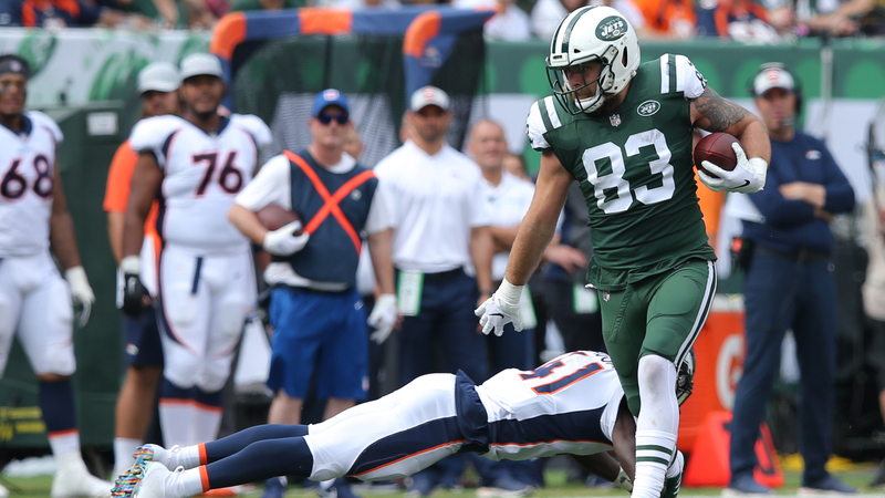 Patriots tight end Eric Tomlinson