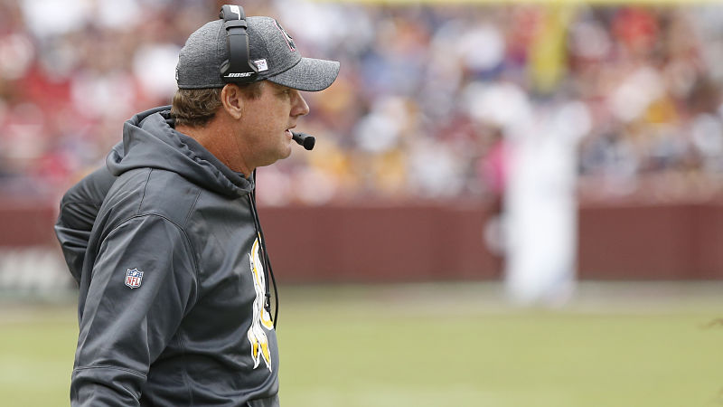 Former ashington Redskins head coach Jay Gruden