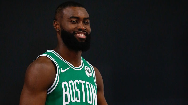 Boston Celtics forward Jaylen Brown