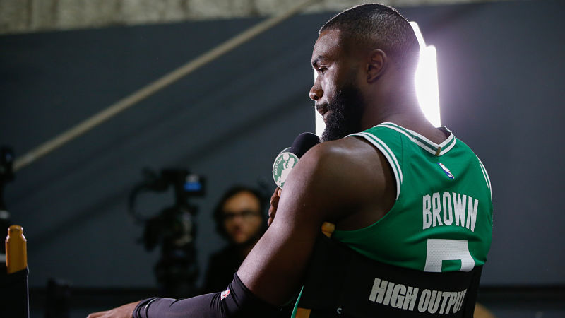 Boston Celtics guard Jaylen Brown