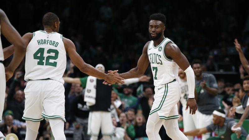 Boston Celtics forward Jaylen Brown