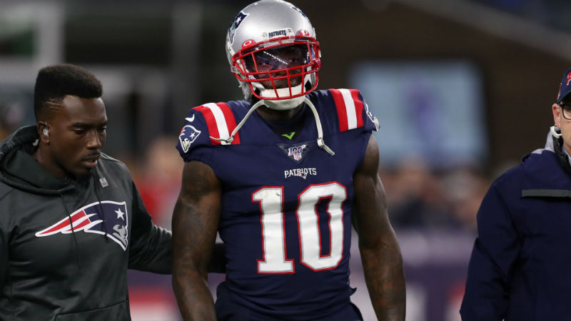 New England Patriots wide receiver Josh Gordon