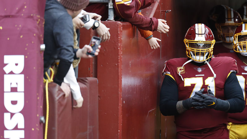 Washington Redskins offensive tackle Trent Williams