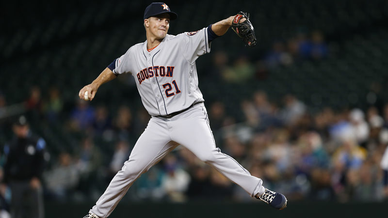 Houston Astros pitcher Zack Greinke