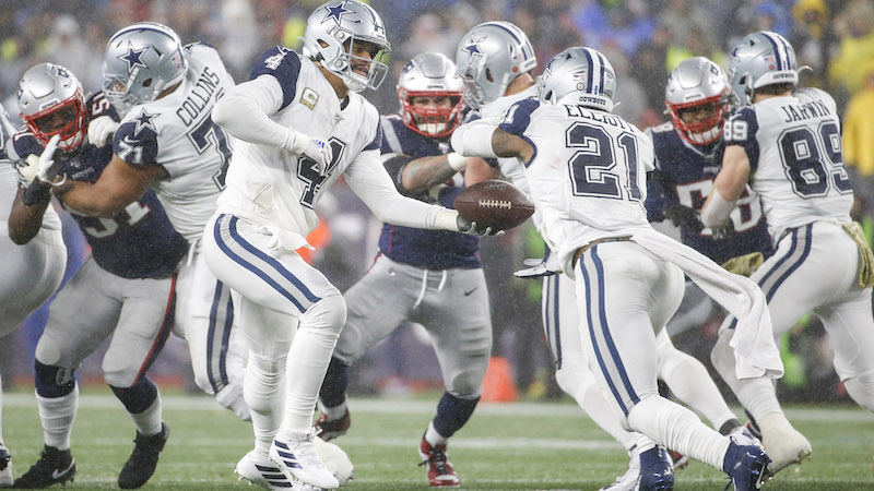 Cowboys running back Ezekiel Elliott