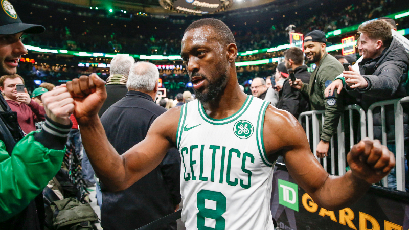 Boston Celtics point guard Kemba Walker (8)