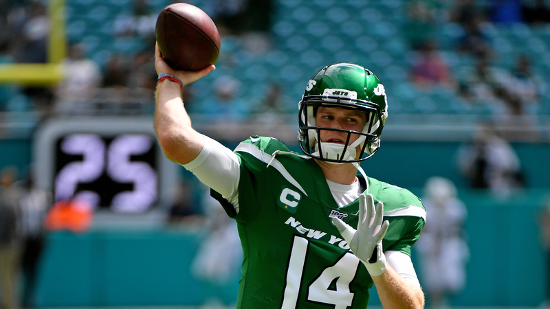 New Yorl Jets Quarternback Sam Darnold