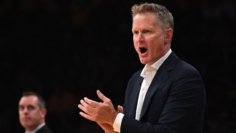 Golden State Warriors head coach Steve Kerr