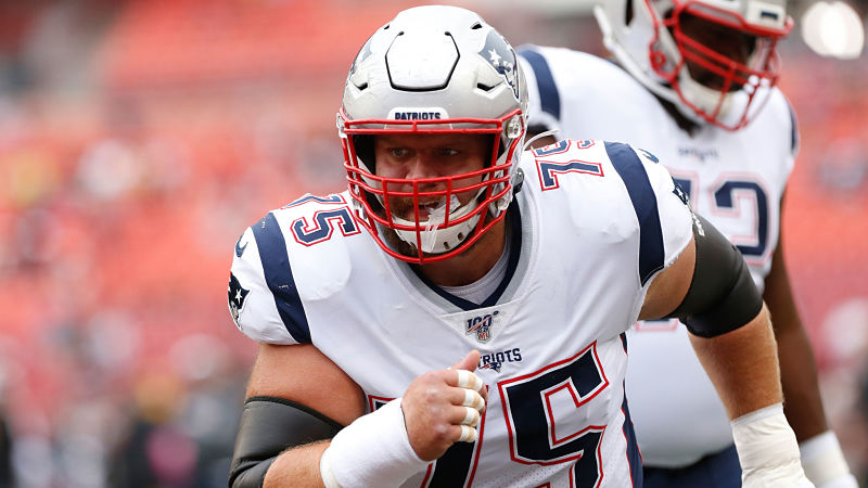New England Patriots center Ted Karras