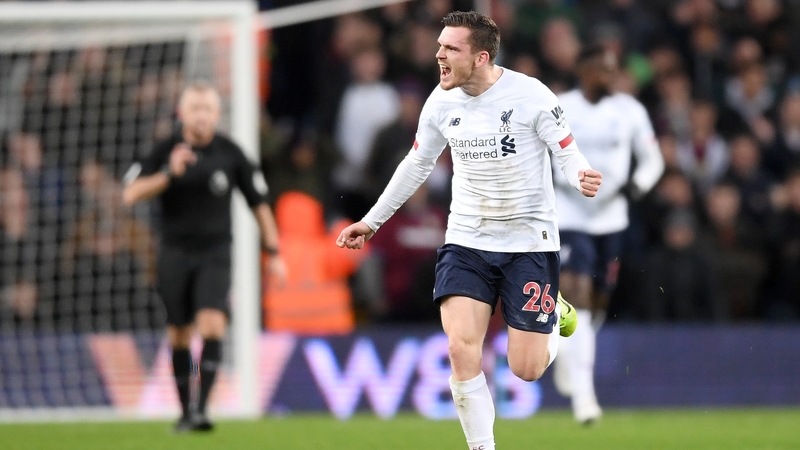 Liverpool defender Andrew Robertson