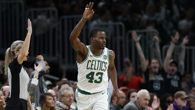 Boston Celtics guard Javonte Green