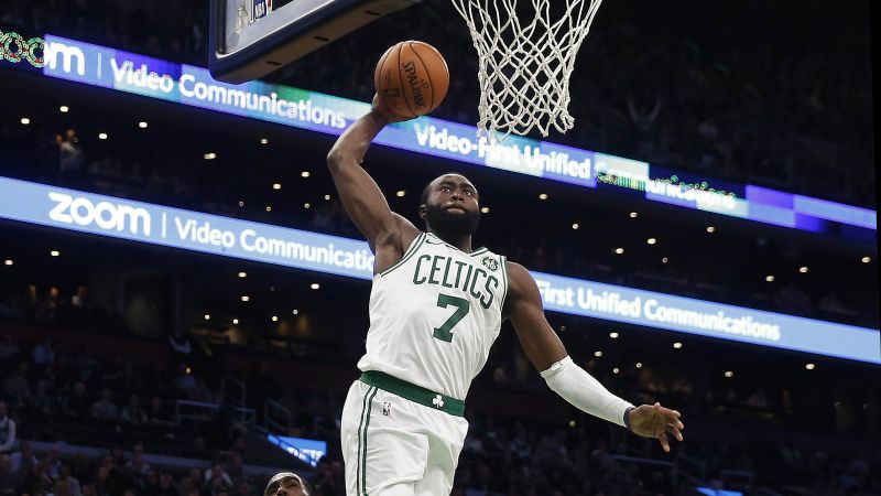 Boston Celtics small forward Jaylen Brown