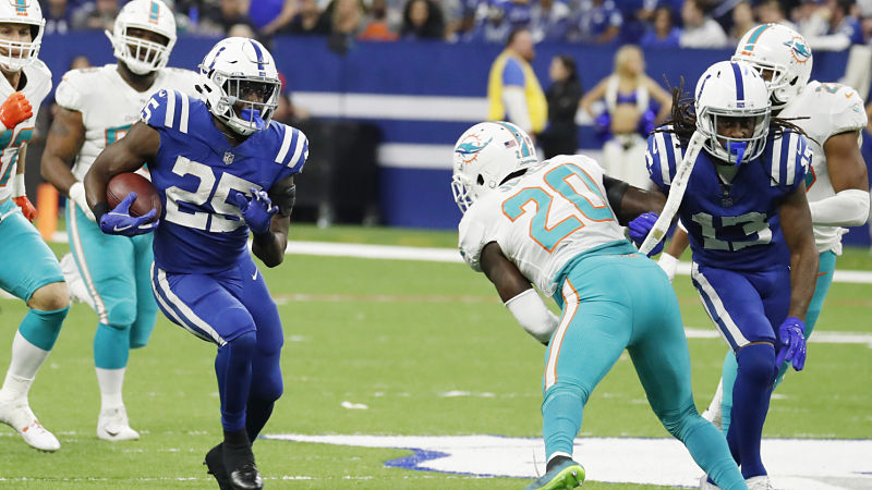 Indianapolis Colts running back Marlon Mack