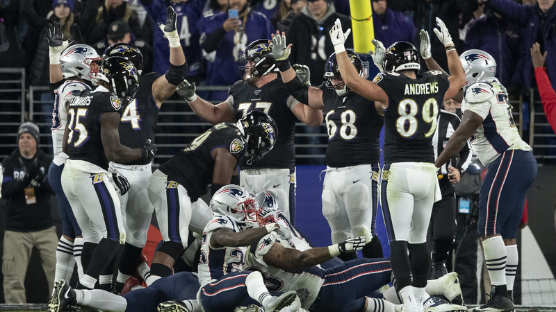 New England Patriots Vs. Baltimore Ravens