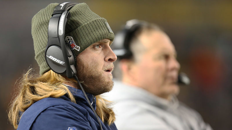 New England Patriots safeties coach Steve Belichick