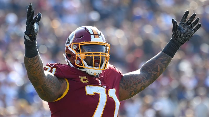 Washington Redskins offensive tackle Trent Williams