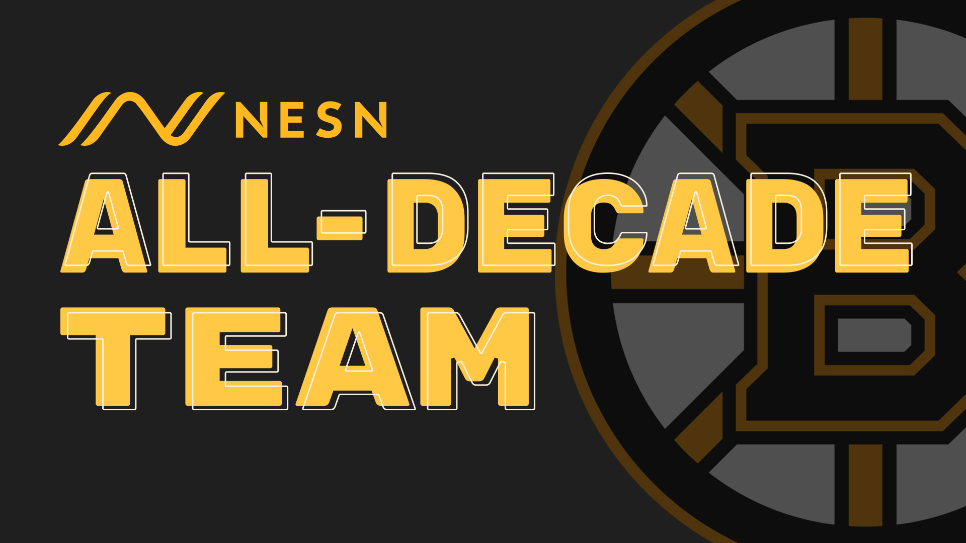 Boston Bruins All-Decade Team