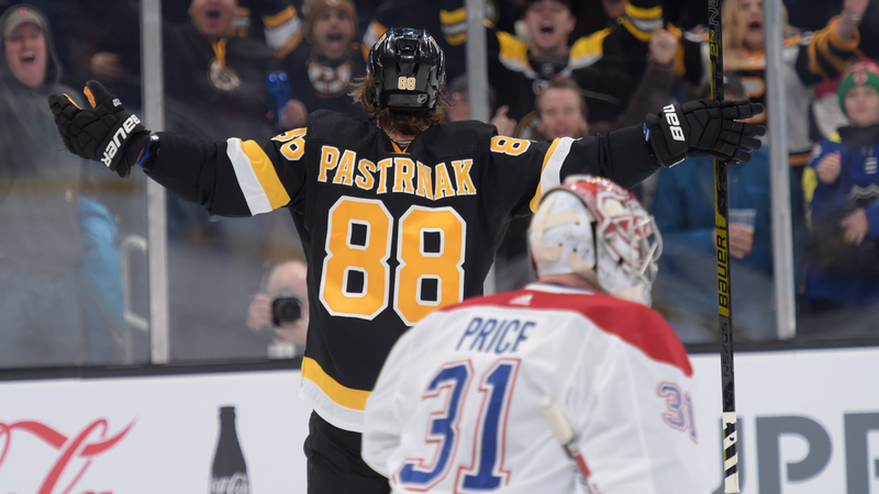 Boston Bruins Right Wing David Pastrnak