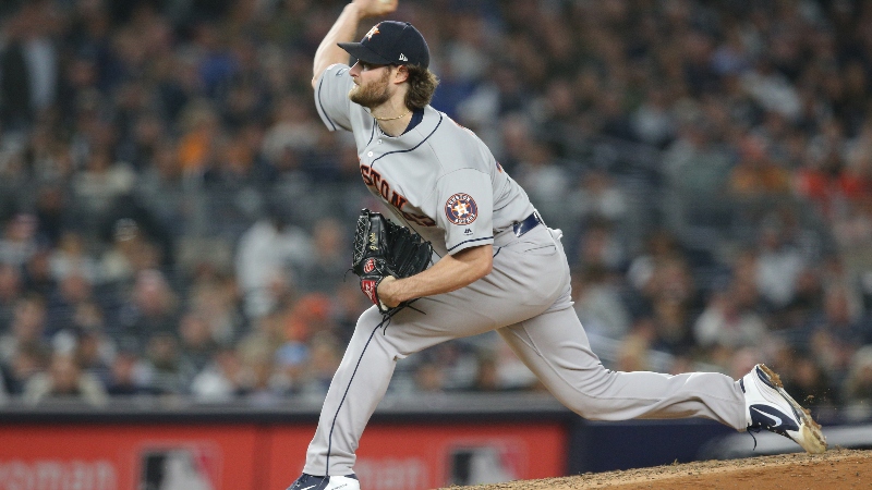 MLB starting pitcher Gerrit Cole