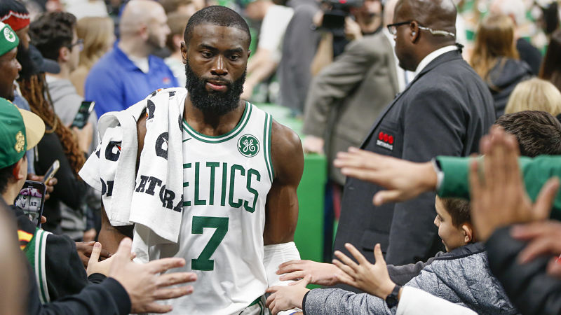 Boston Celtics guard Jaylen Brown