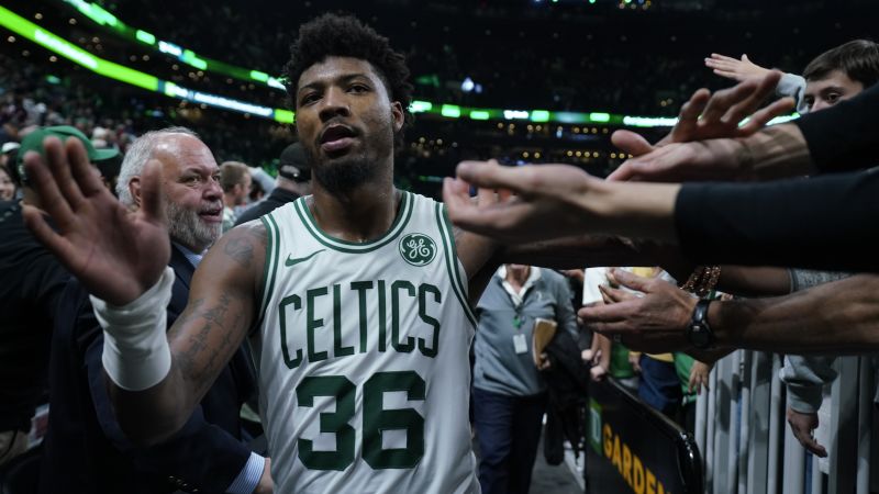 Boston Celtics point guard Marcus Smart