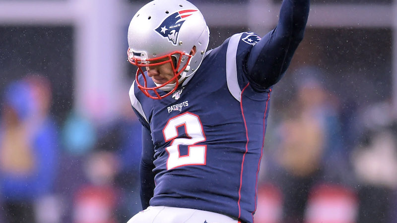 Patriots kicker Nick Folk