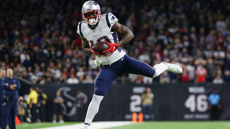 Patriots wide receiver Phillip Dorsett