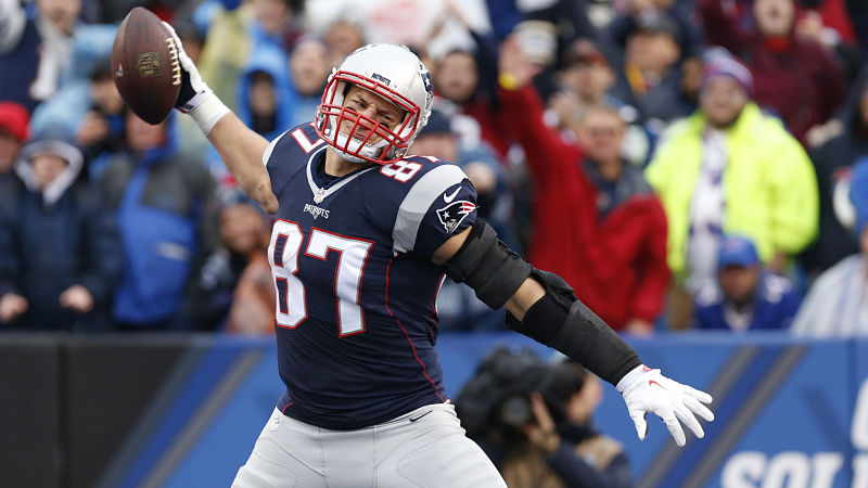 Former New England Patriots tight end Rob Gronkowski