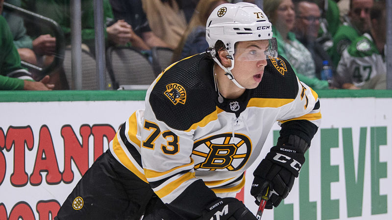 Boston Bruins defenseman Charlie McAvoy