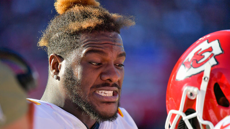 Kansas City Chiefs defensive end Frank Clark