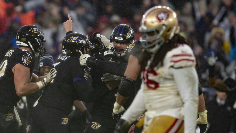 Ravens kicker Justin Tucker