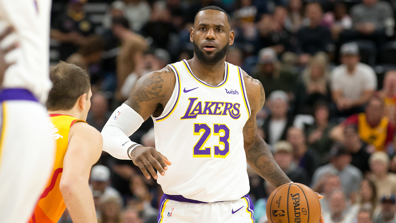 Lakers forward LeBron James
