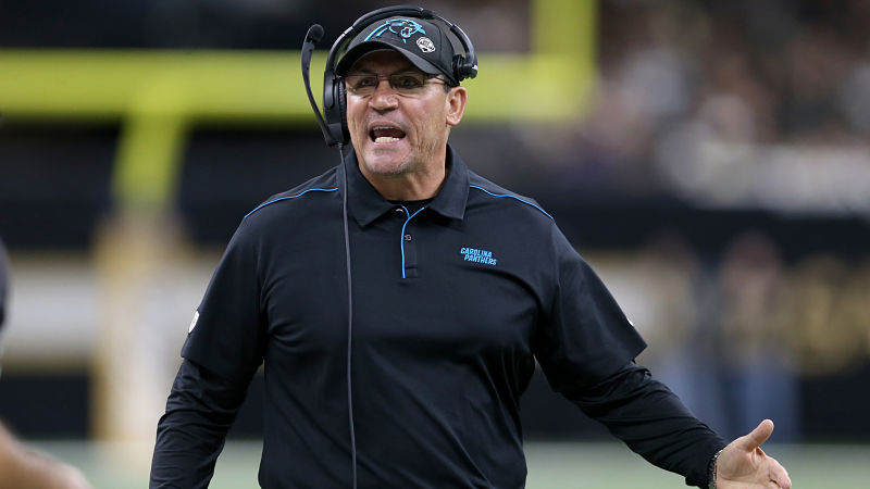 Carolina Panthers head coach Ron Rivera