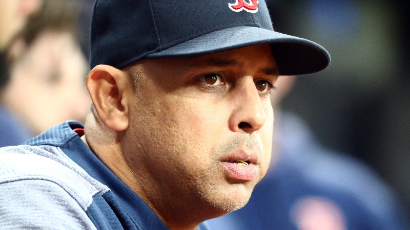 Boston Red Sox manager Alex Cora