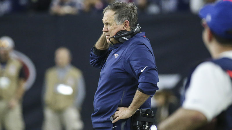 New England Patriots head coach Bill Belichick