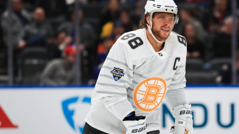 Boston Bruins winger David Pastrnak