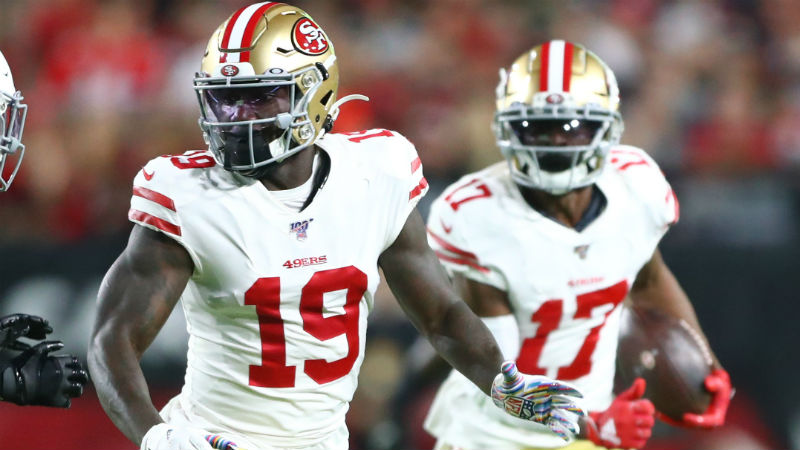 San Francisco 49ers wide receiver Deebo Samuel