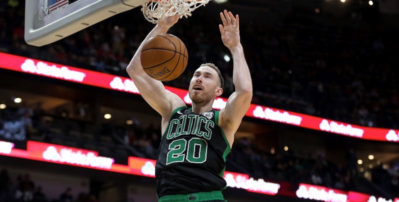 Boston Celtics Gordon Hayward