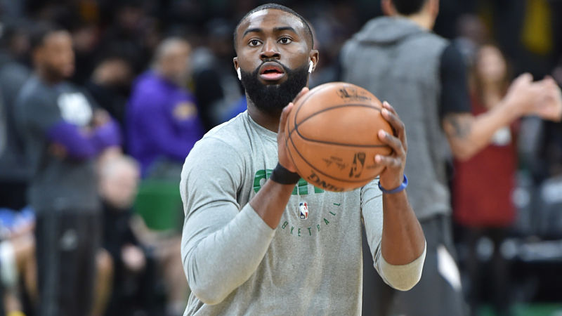 Boston Celtics guard Jaylen Brown