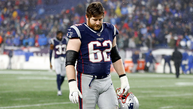 New England Patriots offensive guard Joe Thuney