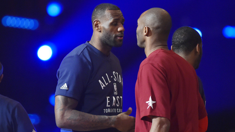 NBA Stars Kobe Bryant And LeBron James