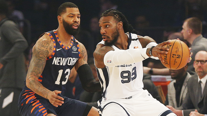 New York Knicks Forward Marcus Morris And Memphis Grizzlies Forward Jae Crowder
