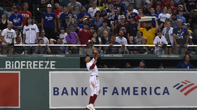 Boston Red Sox right fielder Mookie Betts