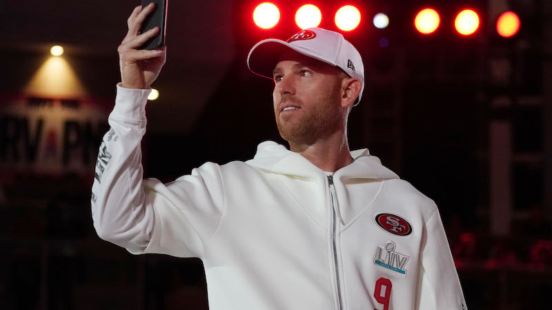 49ers kicker Robbie Gould