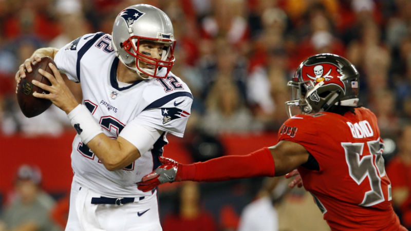 New England Patriots quarterback Tom Brady