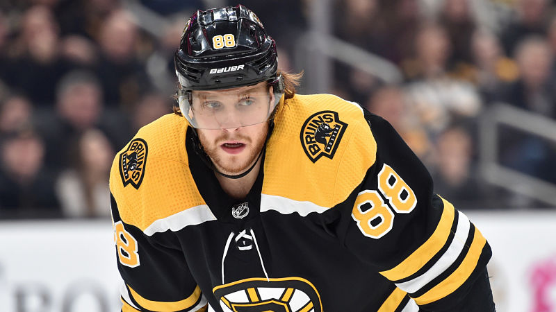 Boston Bruins right wing David Pastrnak